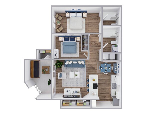 B3 Renovated E151 floor plan